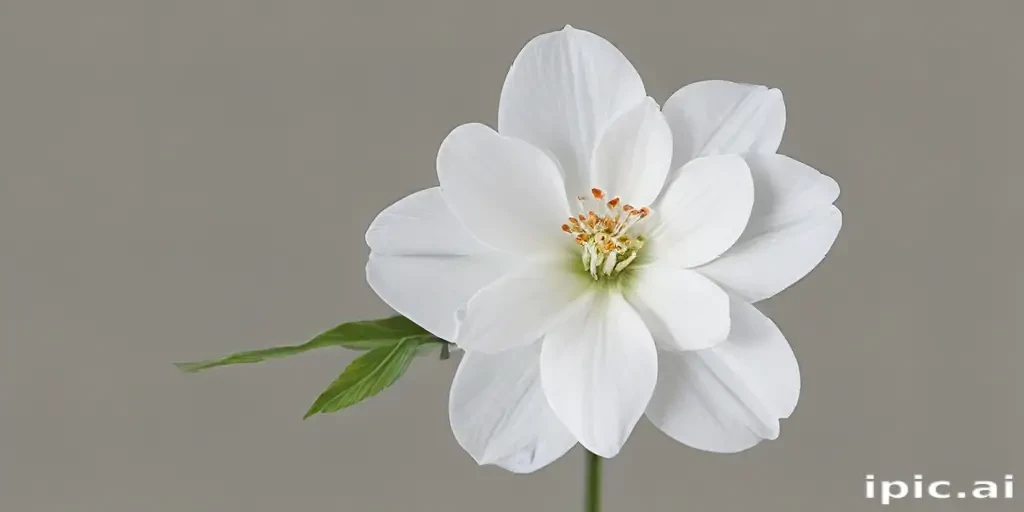 white flower transparent