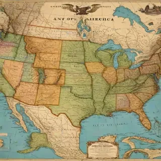 united states of america map