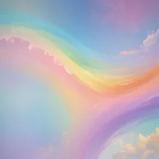 pastel rainbow bg