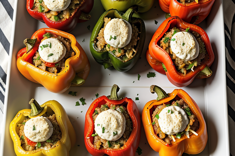 what sides go with stuffed peppers