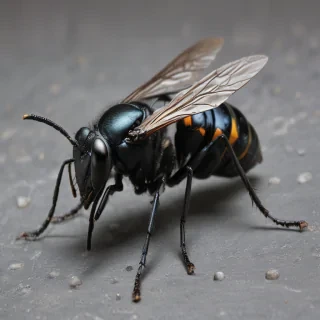 black wasp