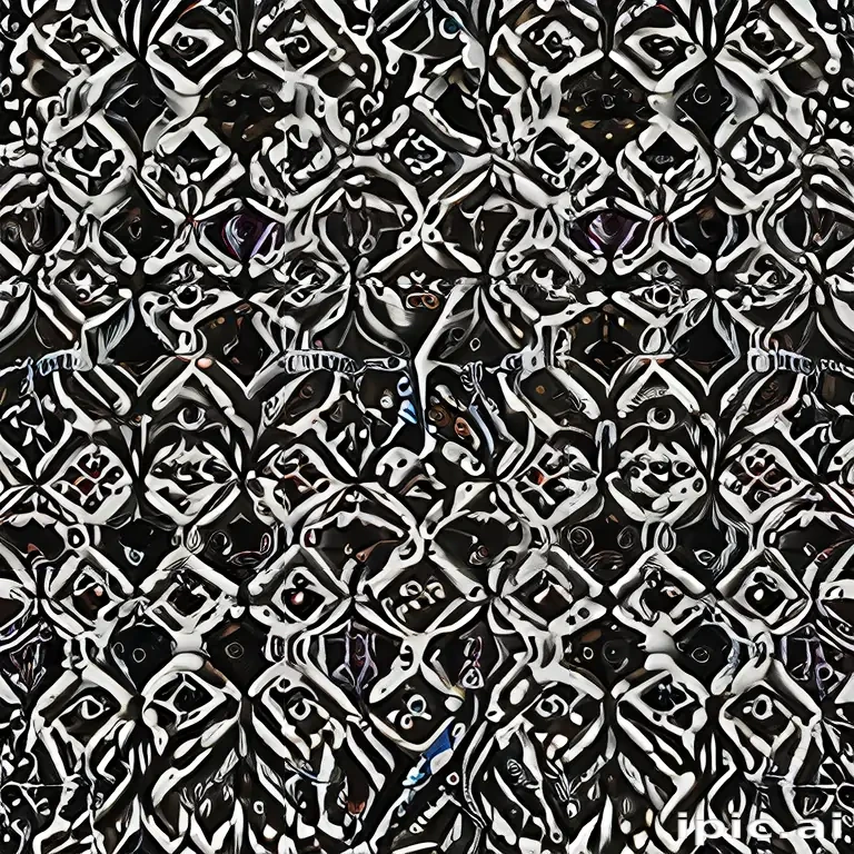 black and white pattern