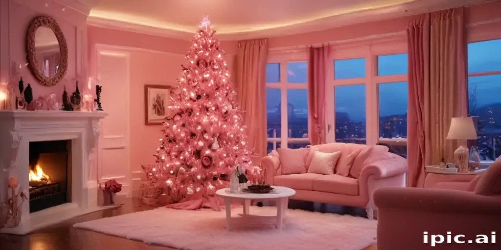 pink christmas pictures