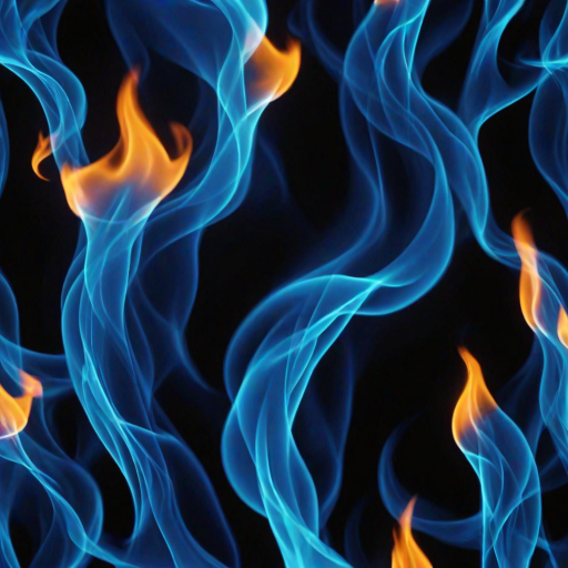 blue flame background