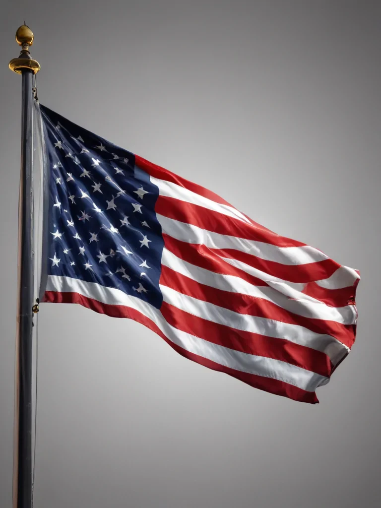 american flag waving png