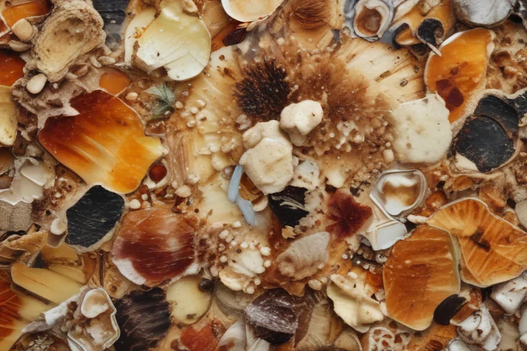 Natural Rocks And Shells Beautifully Arranged Collection of Colorful Natural Seashells and Ocean ...