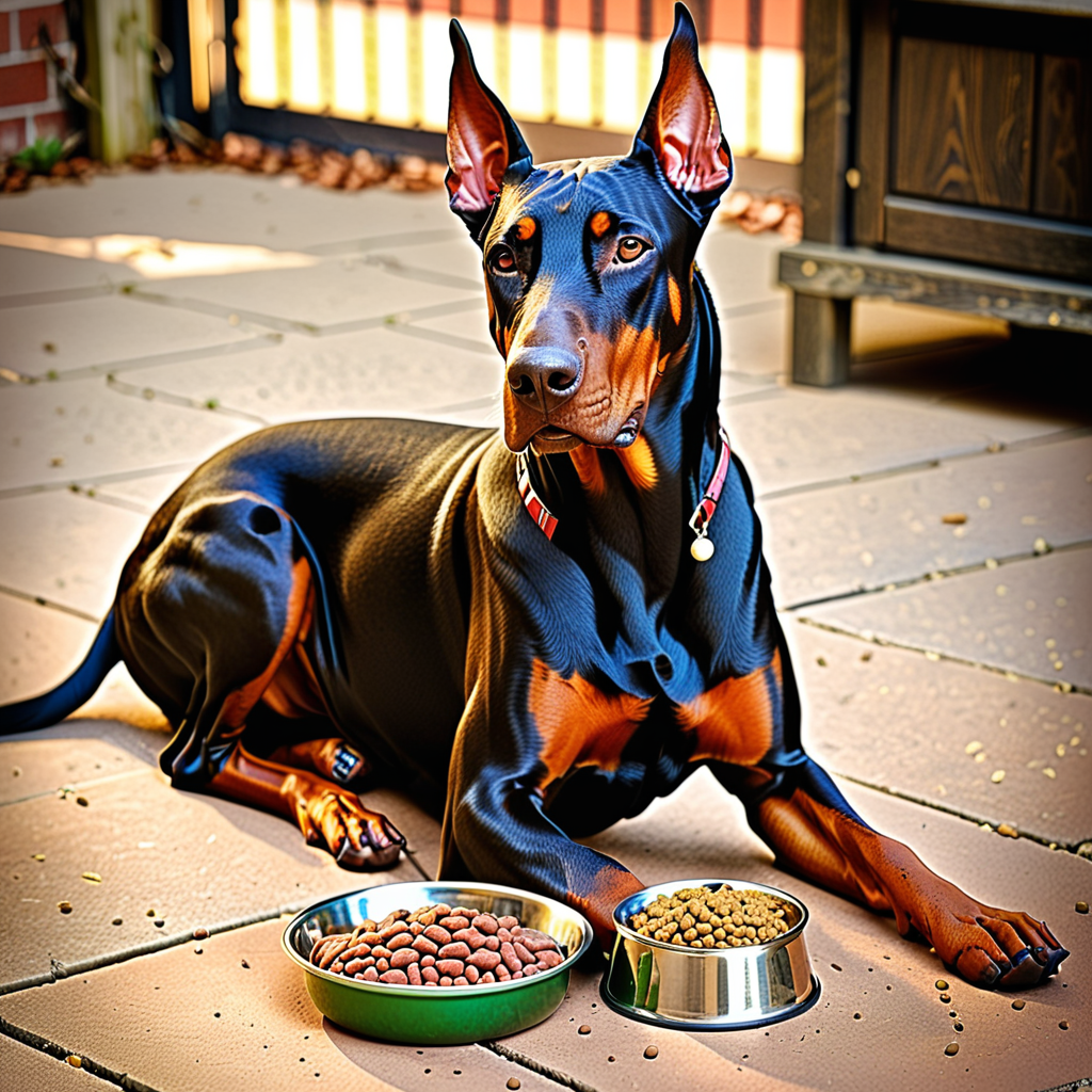 best dog food for a doberman pinscher