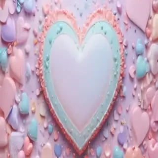 pastel heart background