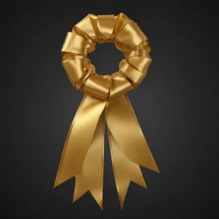 gold ribbon clipart