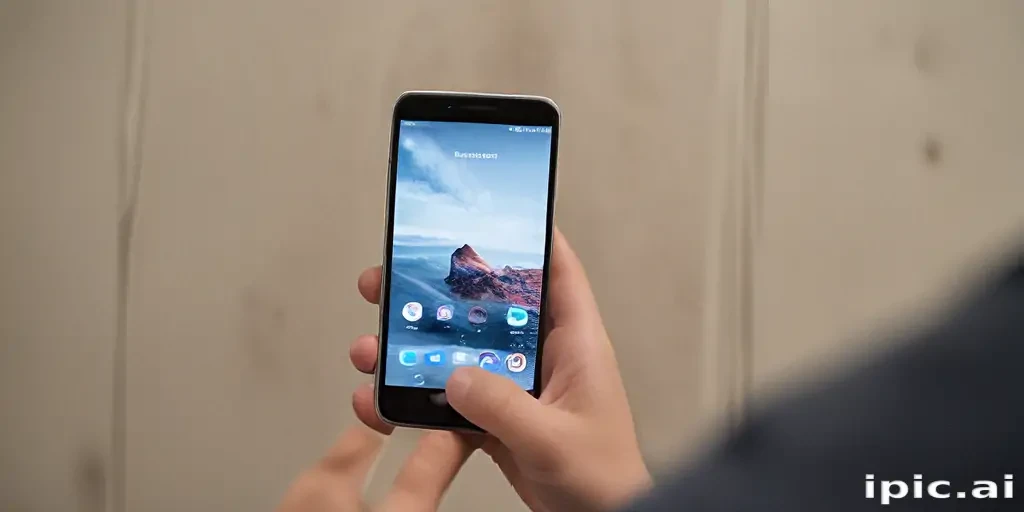 person holding phone