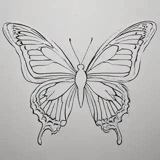 butterfly outline