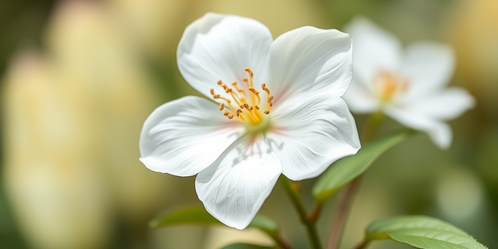 white flower transparent background