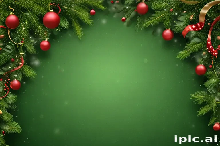 green christmas bg