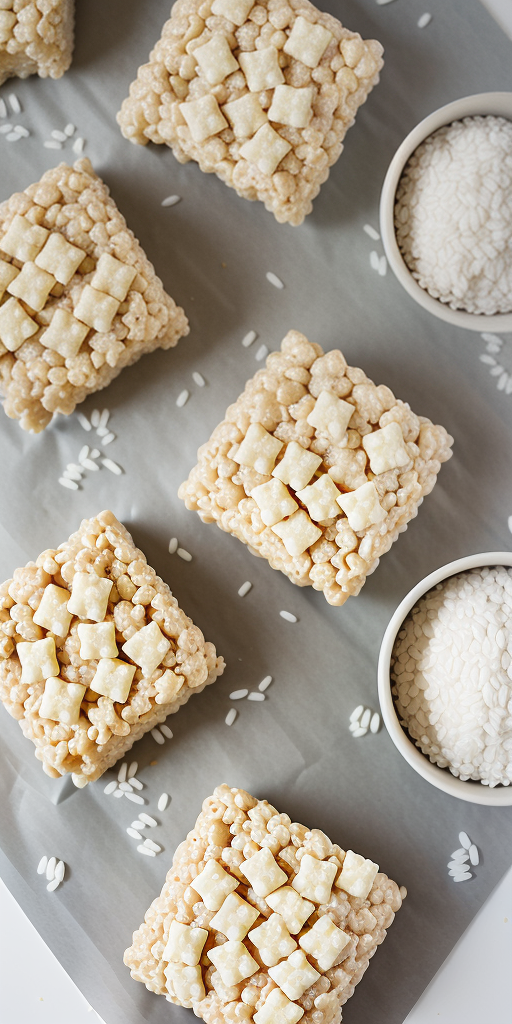 rice krispie treats with fluff