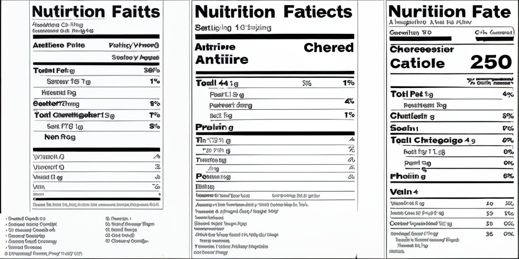 kraft american cheese nutrition label