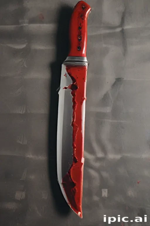 bloody knife aesthetic