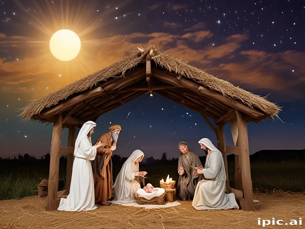 free nativity scene background images