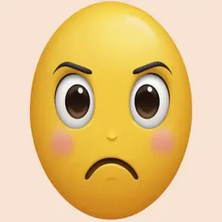 sad face emoji png