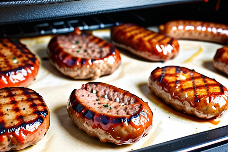 bake sausage patties in oven