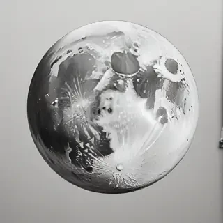 moon sketch