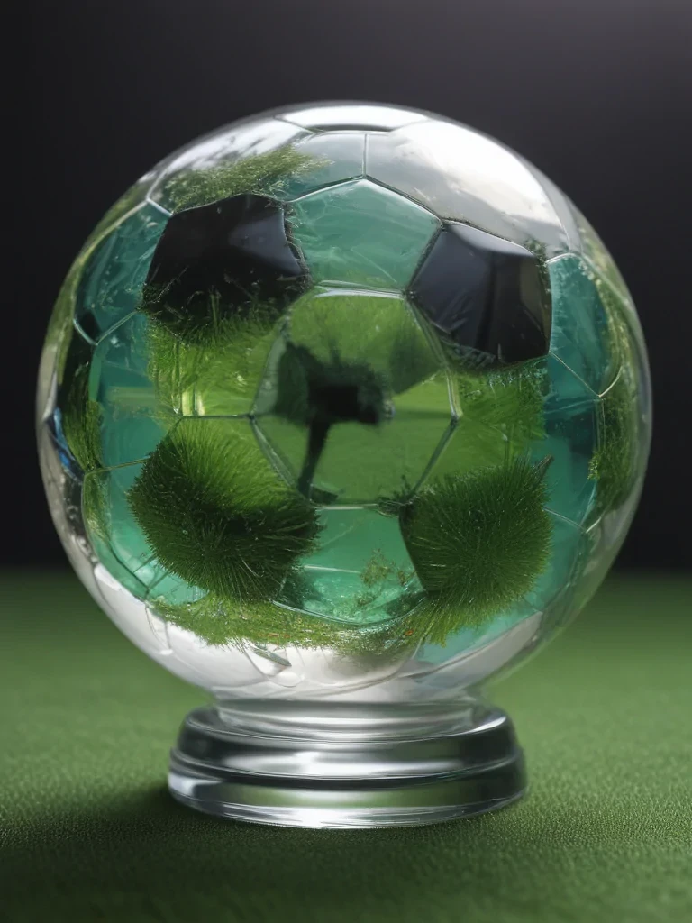 transparent soccer ball