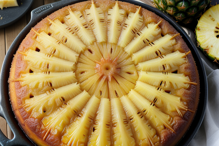 dutch oven upside down pineapple cake