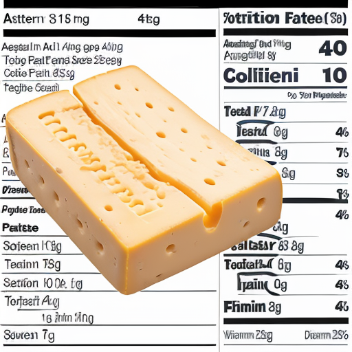 kraft american cheese nutrition label