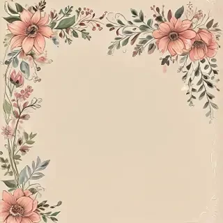 floral page borders