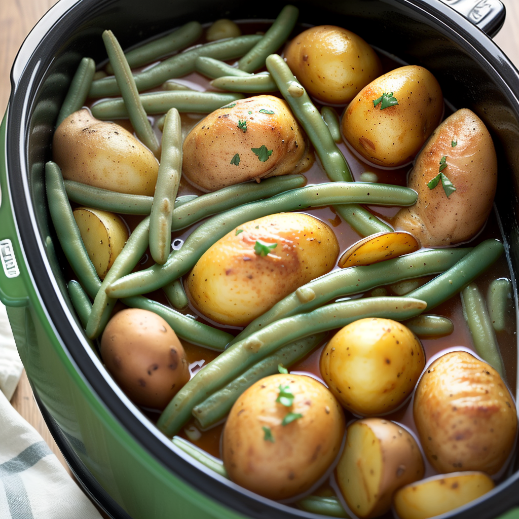 chicken green beans potatoes crock pot
