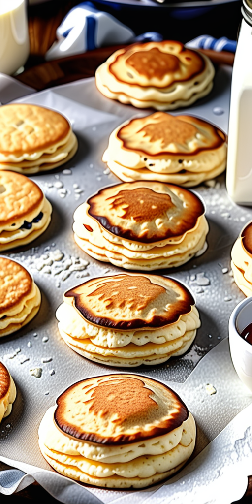 making biscuits using pancake mix