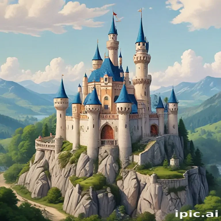cartoon castle