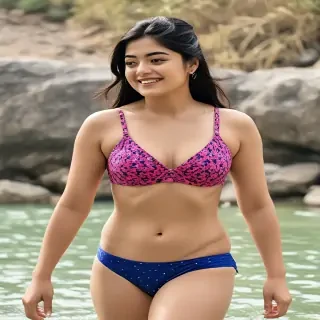 rashmika mandanna hot bikini