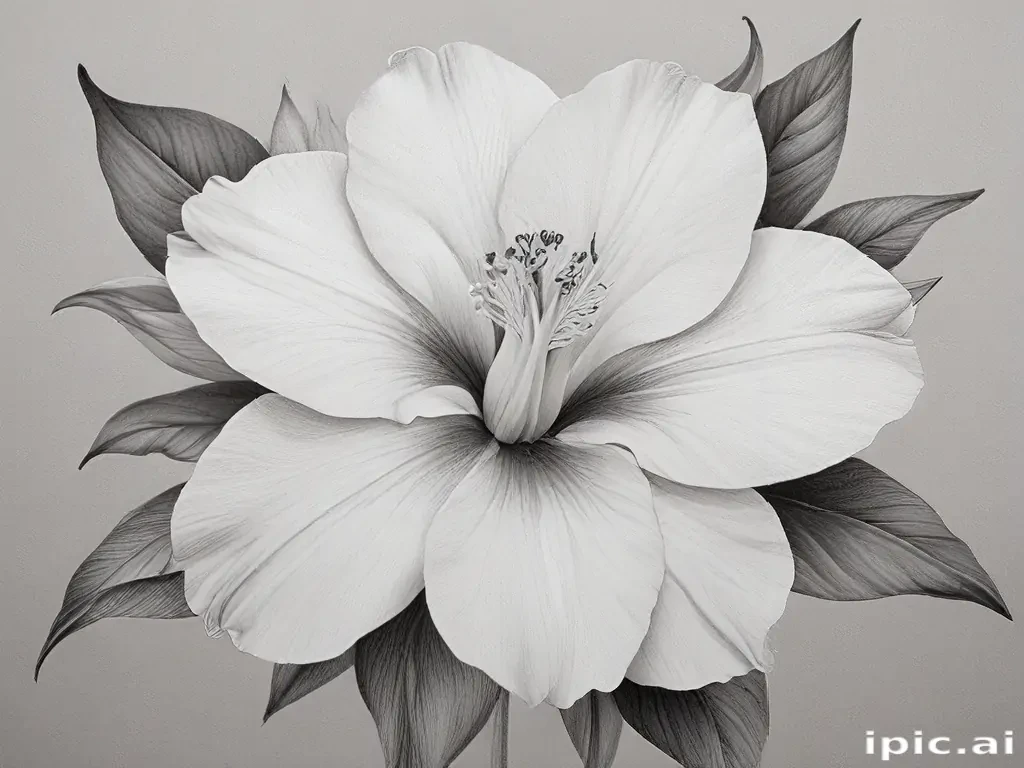flower drawings pencil