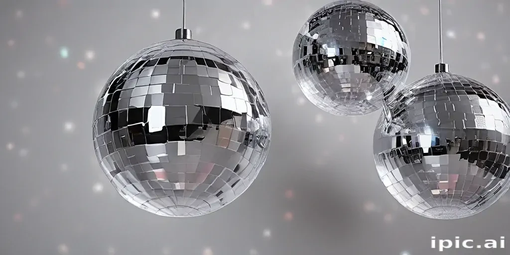 transparent disco balls