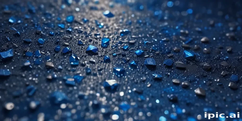 blue glitter background