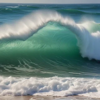 waves transparent