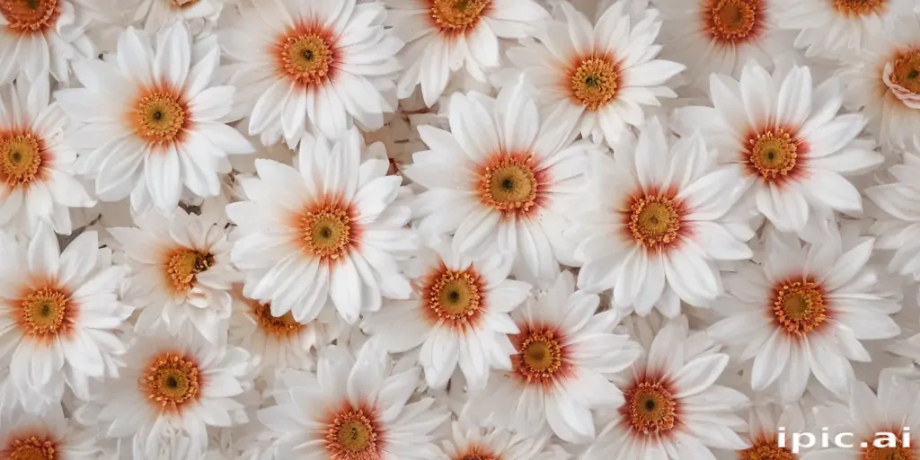 flower on white background