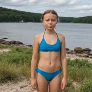 greta thunberg in bikini