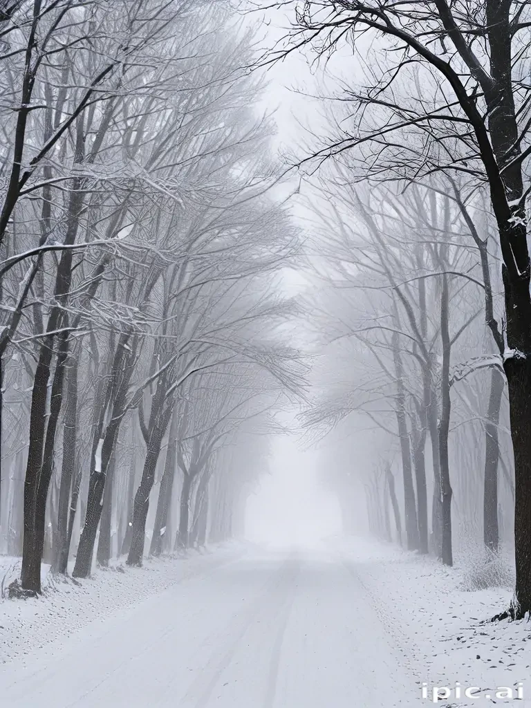 snowing iphone wallpaper