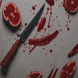 bloody knife aesthetic