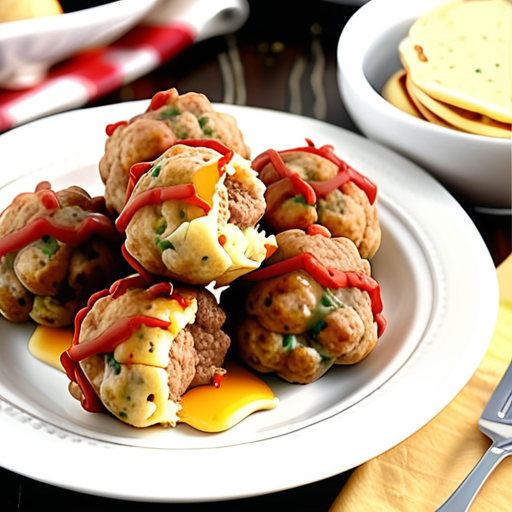 sausage balls with pancake mix