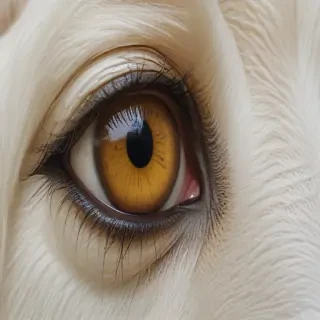 goat eyes