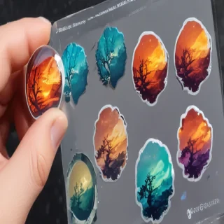 transparent aesthetic stickers