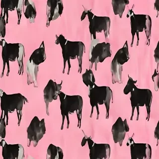 pink cow print wallpaper