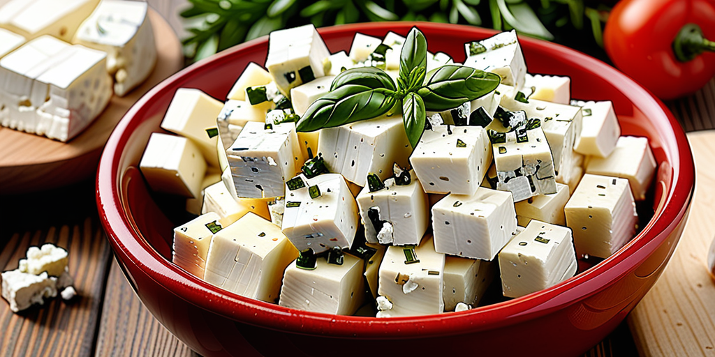 calories in 1/4 cup feta cheese