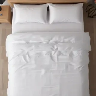 bed top view