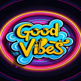 good vibes background