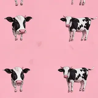 pink cow print wallpaper
