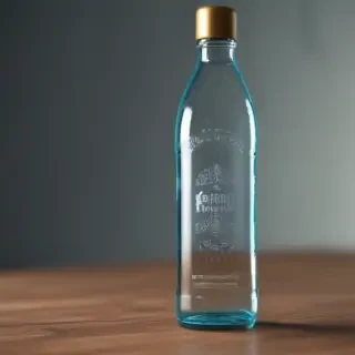 water bottle mockup