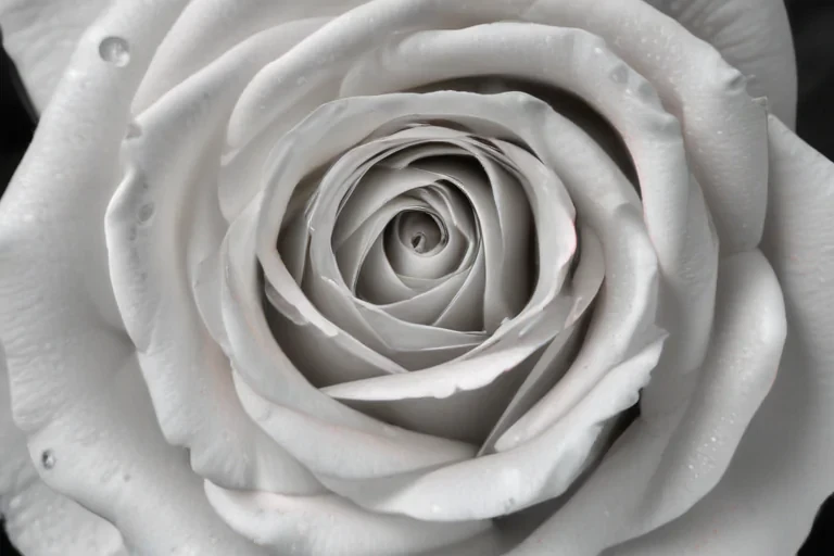 rose with black and white background